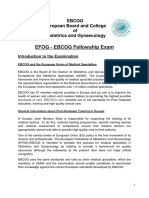 FINAL EFOG EBCOG Examination Document