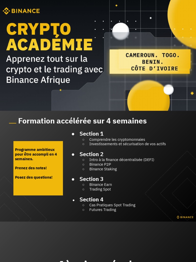 Formation sur Cryptomonnaies et DEFI | PDF | Crytomonnaies | Marché  (Économie)