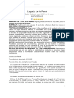 Jur - JP de Madrid Sentencia Num. 9-2001 de 29 Enero - ARP - 2001 - 10