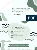 Hijau Pastel Abstrak Minimalis Presentasi Organisasi