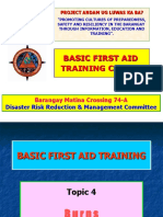Basic First Aid - ToPIC 4 (Burns)