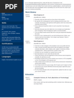 Resume Template in Docx Format