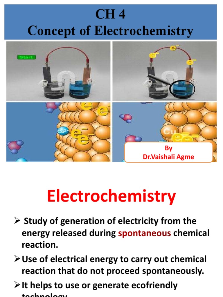 Electrochemistry PDF Electrochemistry Redox