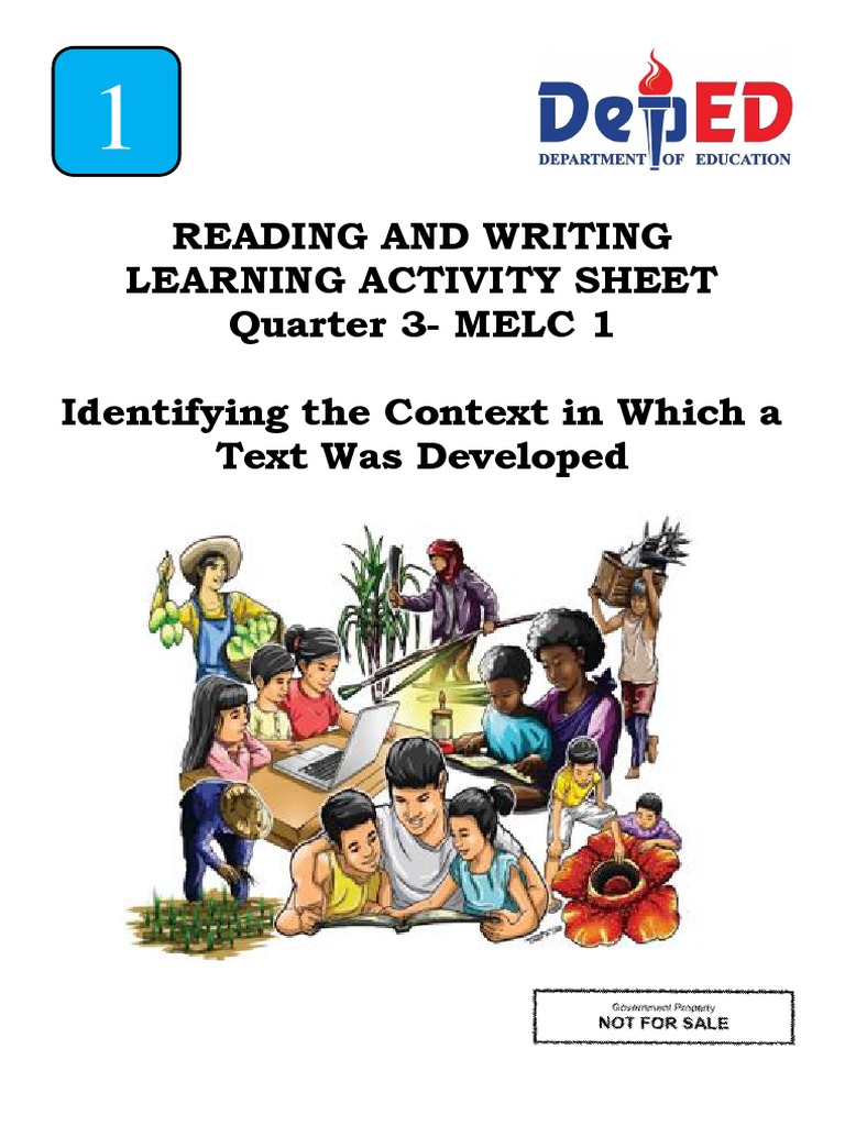 READINGANDWRITINGQ4 Module1 PDF Intertextuality