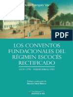 Los Conventos Fundacionales Del Régimen Escocés Rectificado