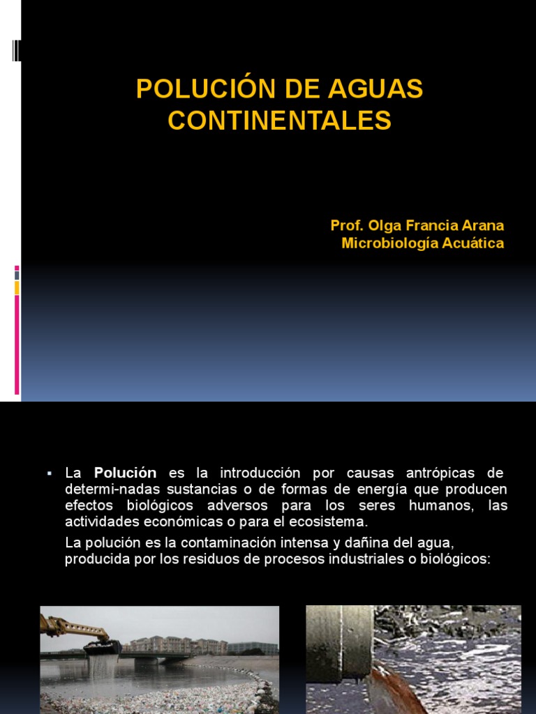 7 Polución de Agua | PDF | Eutrofización | Ciencias de la Tierra