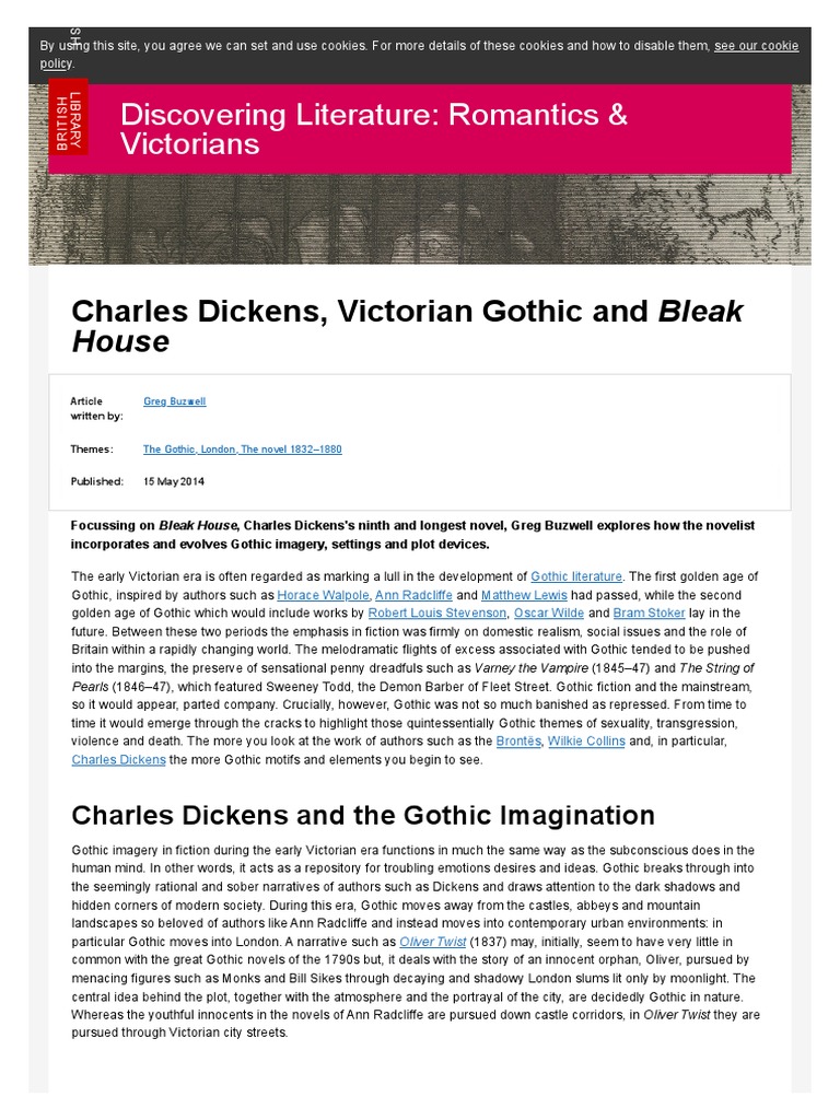 Charles Dickens, Victorian Gothic and Bleak House - The British Library ...