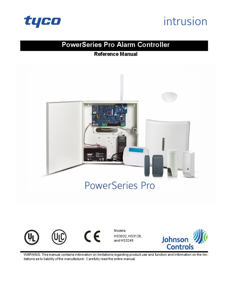 PowerSeries Pro V1.1 Reference Manual 29010134R005 en | PDF ...