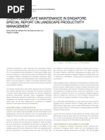 Urban Landscape Maintenance Productivity Singapore