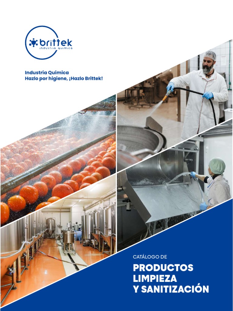 Brittek F&B FOLLETO_compressed | PDF | Detergente | Agua