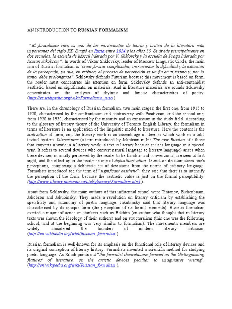 Russian formalism examples picture