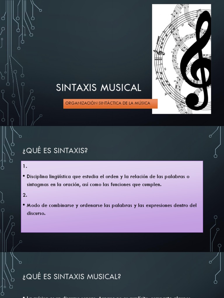 Sintaxis musical PDF Sintaxis Ritmo