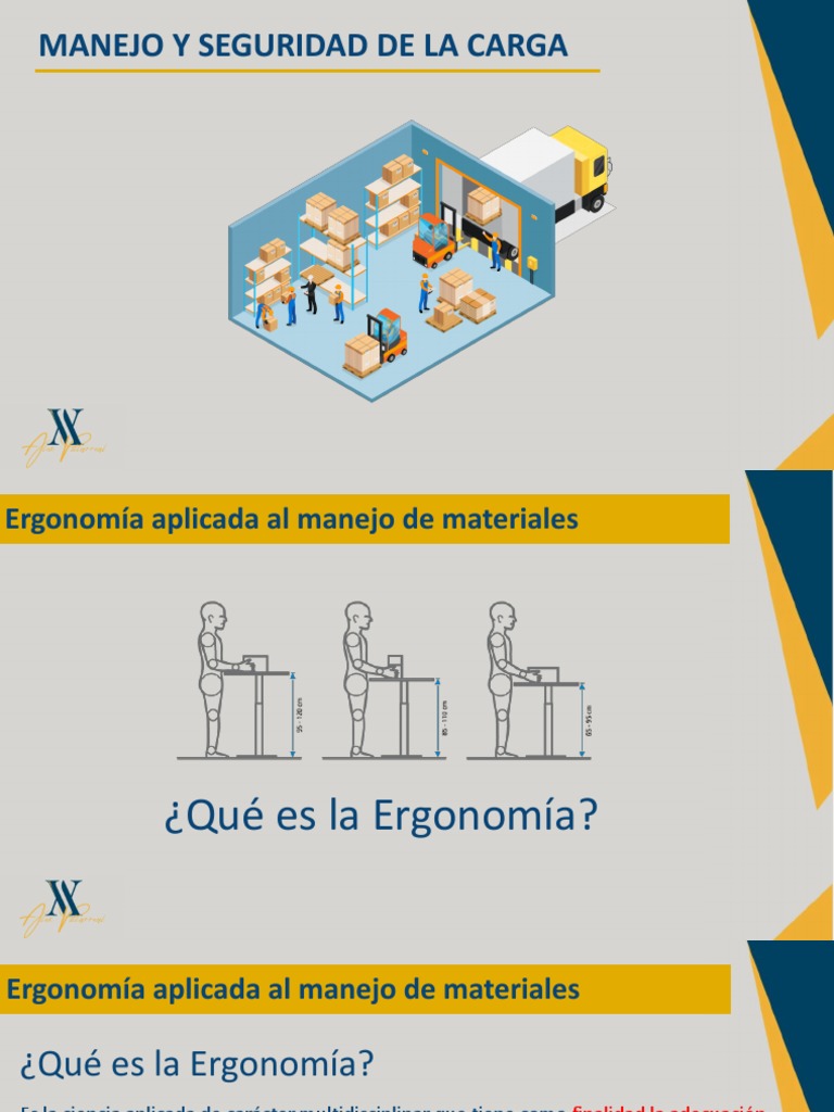 Ergonomía en Manejo de Carga | PDF | Factores humanos y ergonomía