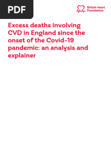 Excess Deaths Involving CVD in England An Anlysis and Explainer