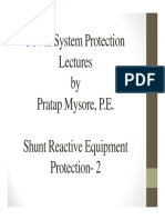 Lectures - Shunt Reactive Protection