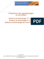 PDA PFEQ Science-Technologie-Secondaire 2011