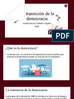 La Transición de La Democracia