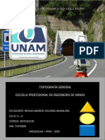 Topografía General Escuela Profesional de Ingeniería de Minas