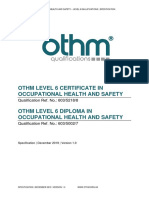 OTHM L6 Occupational Health and Safety Spec 2019 12