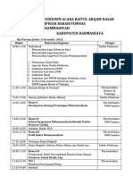 Rundown Acara Baitul Arqam Dasar Pimpinan Derah Pemuda Muhammadiyah-1 Dharmasraya