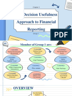 Group 1 - The Decision Usefulness Approach To Financial Reporting