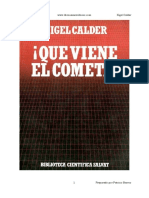 Que Viene El Cometa - Nigel Calder