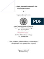 Groundwater Ecology: Developing A Method For Anammox Determination Using Natural Isotope Signature (Stephanye Zarama Alvarado)