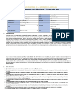 PLANIFICACIÓN ANUAL-CYT - 2023 2° Secundaria