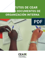 Estatutos y Otros Documentos de Organización Interna