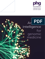 Artificial Intelligence For Genomic Medicine (2020)