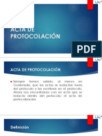 Acta de Protocolacion