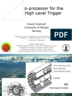 FPGA Co-Processor For The ALICE High Level Trigger: Gaute Grastveit University of Bergen Norway