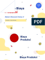 Konsep Biaya Produksi