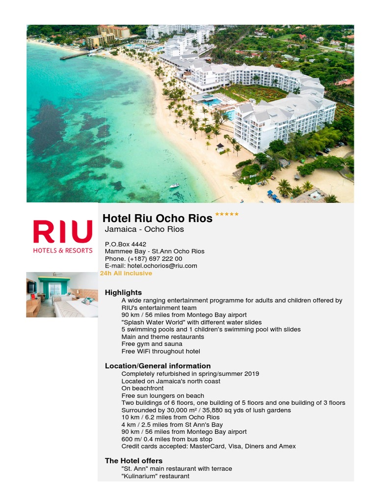 Riu Resort Ocho Rios Jamaica HOTEL RIU OCHO RIOS Updated May 2025
