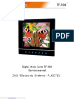 Digital Photo Frame TF-108 Service Manual