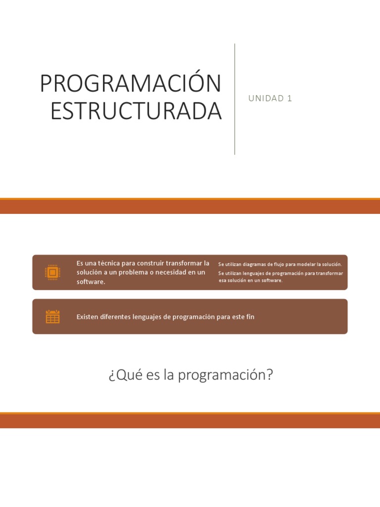 Unidad 1 - Clase 1 | PDF | Lenguaje de programación | Programación