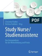 Study Nurse - Studienassistenz - Das Kompendium Für Die Weiterbildung Und Praxis - 1. Auflage 2015 - Fiedler, Raddatz