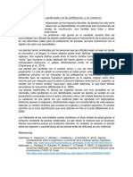 Las Plantas Medicinales en Las Poblaciones y Su Comercio