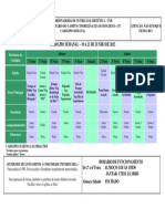 Cardápio Padrão 4º Sem 19 A 23 de Junho