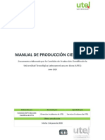Manual de Producción Científica de UTEL