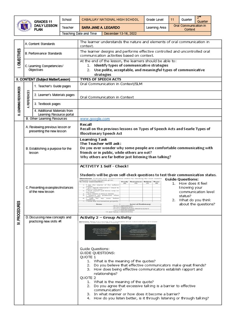 PDF Learning Communication