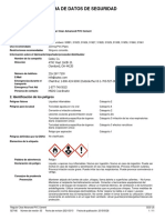 Hoja Seguridad Regular Especial Cemento Transparente para PVC