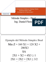 Dual Simplex - Investigacion de Operaciones I