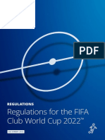 Regulations For The FIFA Club World Cup 2022