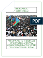 South Sudan Annotated Bibliography Rev 090617