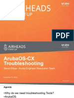 ArubaOS-CX Troubleshooting