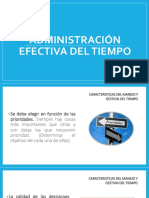 Administración Efectiva Del Tiempo