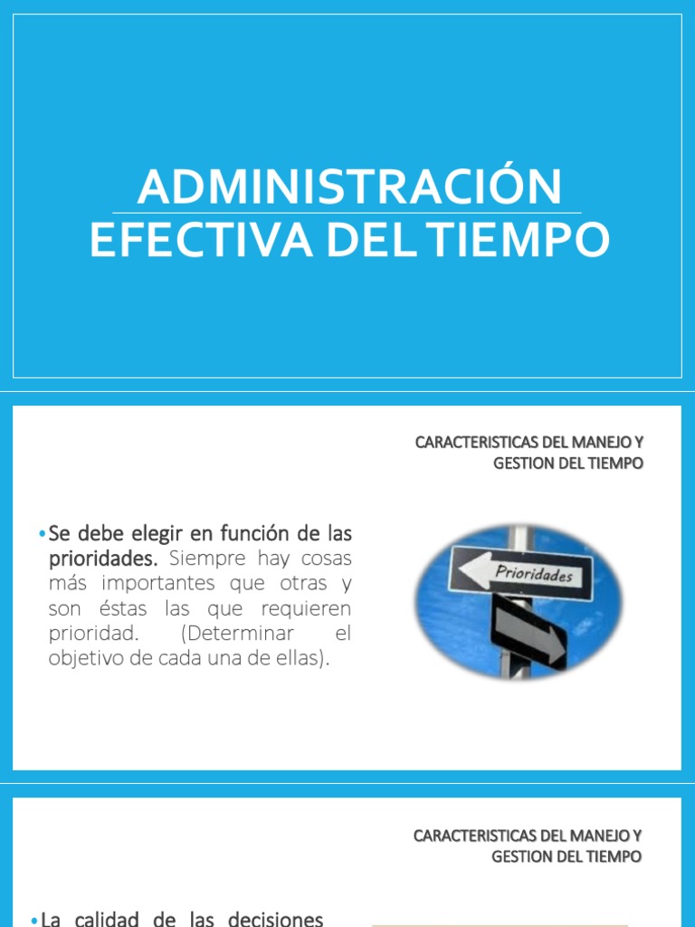 Estrategias de Gestión del Tiempo Efectiva | PDF | Gestión del tiempo ...
