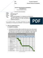Hoja Previa #11 Taller de Investigacion en Ingenieria I
