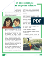 Ro2 LLR 5 Ziua in Care Desenele Animate Au Prins Culoare Fisa de Lectura Diferentiata Clasa A III A Ver 1